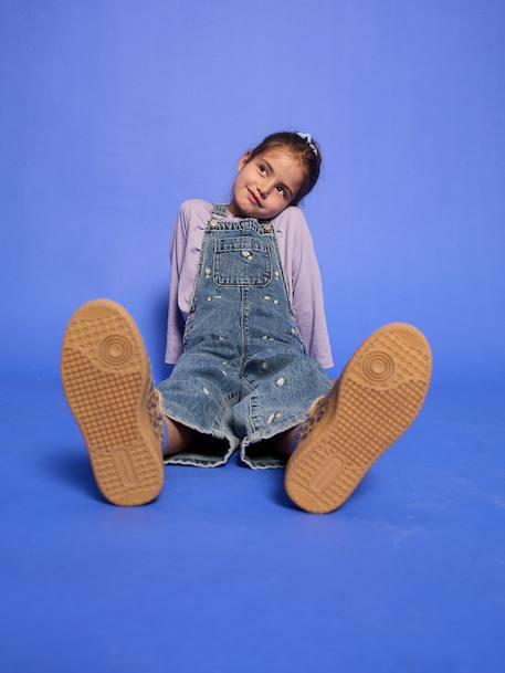 Salopette fille bleu jean - vertbaudet enfant 