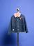 Denim jacket with corduroy collar for girls medium blue - vertbaudet enfant 