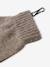 Hat, snood and gloves set for boys taupe - vertbaudet enfant 