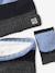3-piece hat, snood and mittens set for boys navy blue - vertbaudet enfant 