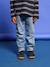 Jean garçon droit à revers denim brut+stone - vertbaudet enfant 