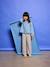 Wide-leg trousers for girls lilac - vertbaudet enfant 