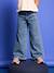 Embroidered Susan wide-leg jeans for girls bleached denim+deep blue+denim blue+medium blue - vertbaudet enfant 