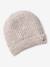 Girls' knit hat, snood and gloves set beige - vertbaudet enfant 