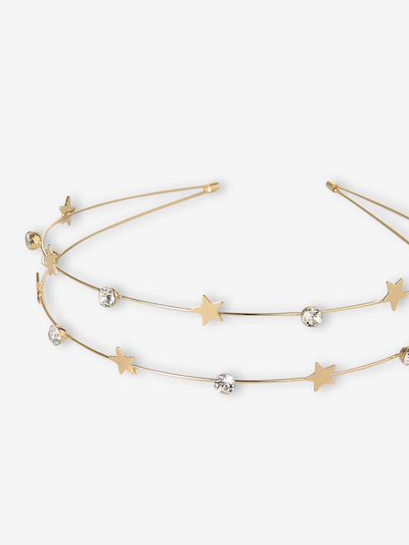 Metal headband for girls gold - vertbaudet enfant 