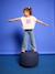 Short-sleeved T-shirt for girls ecru - vertbaudet enfant 