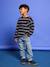 Straight Leg Jeans with Turn-Ups for Boys brut denim+stone - vertbaudet enfant 