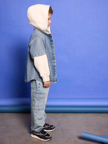 Shirt with Layered Effect for Boys double stone - vertbaudet enfant 