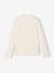 Roll-neck top for girls ecru+old rose - vertbaudet enfant 