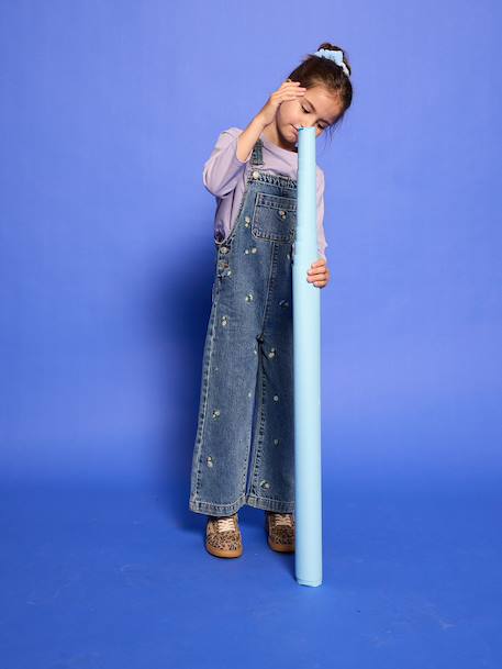Dungarees for girls denim blue - vertbaudet enfant 