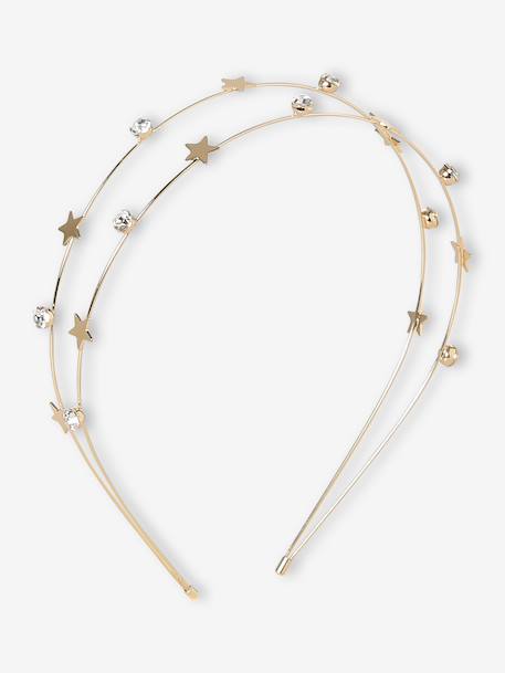 Metal headband for girls gold - vertbaudet enfant 