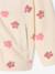 Fleece sweatshirt with zip fastening for girls vanilla - vertbaudet enfant 
