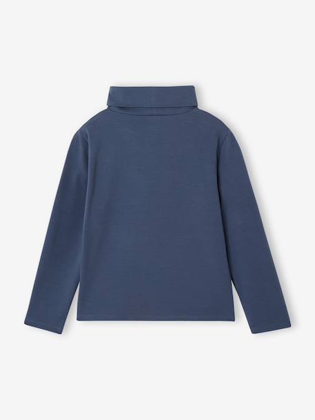 Pack of 3 High Neck Tops, for Girls ecru+ink blue+PINK LIGHT 2 COLOR/MULTICOL R - vertbaudet enfant 