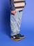 Straight-leg jeans for boys double stone - vertbaudet enfant 
