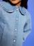 Denim shirt with long sleeves for girls double stone - vertbaudet enfant 