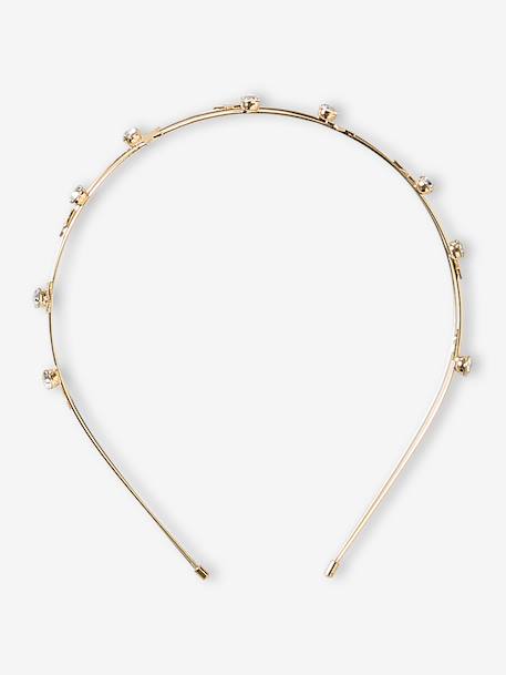 Metal headband for girls gold - vertbaudet enfant 