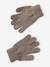 Hat, snood and gloves set for boys taupe - vertbaudet enfant 