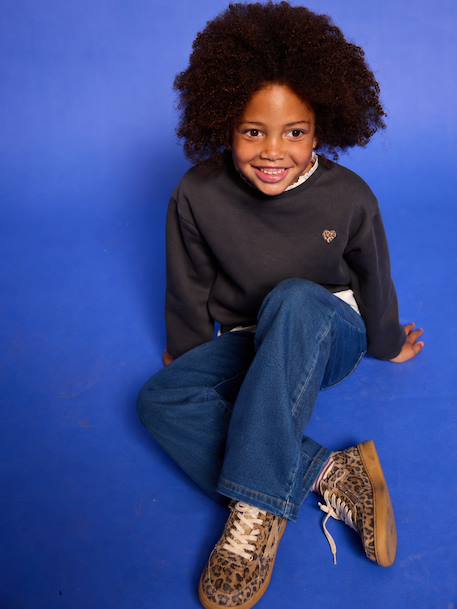 Girls' denim jeggings deep blue+denim grey+light blue+medium blue - vertbaudet enfant 