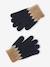 Hat, snood and gloves set for boys mocha - vertbaudet enfant 