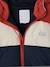 Hooded puffer jacket for boys blue+rust - vertbaudet enfant 