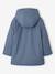 Ciré à capuche garçon doublé sherpa bleu grisé+bleu nuit - vertbaudet enfant 