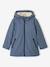 Ciré à capuche garçon doublé sherpa bleu grisé+bleu nuit - vertbaudet enfant 