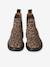 Boots fille en cuir à élastiques beige - vertbaudet enfant 