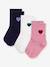 Pack of 3 heart socks PETIT BATEAU multicoloured - vertbaudet enfant 