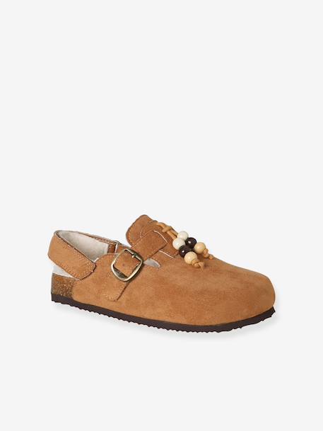 Mule slippers for girls brown - vertbaudet enfant 