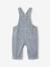 Dungarees and sherpa sweatshirt set for baby boys grey blue - vertbaudet enfant 