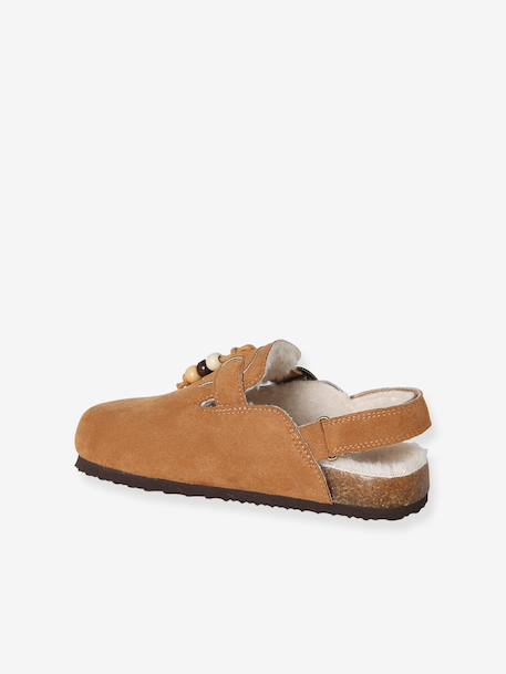 Chausson mule enfant fille marron - vertbaudet enfant 