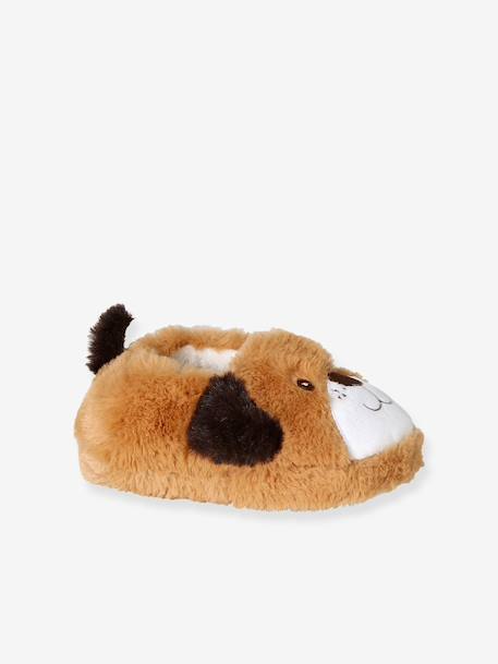 Chaussons enfant fille fourrés marron - vertbaudet enfant 