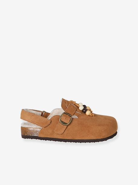Chausson mule enfant fille marron - vertbaudet enfant 