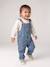 Denim dungarees for baby girls stone - vertbaudet enfant 