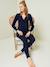 Pyjamas, Maternity & Nursing Special Dark Blue/Print - vertbaudet enfant 