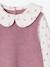 Pull col claudine lilas+marine+tomette - vertbaudet enfant 