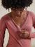 Set of 2-piece organic cotton* maternity and nursing pyjamas old rose - vertbaudet enfant 