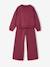 Sweatshirt and joggers set for girls plum - vertbaudet enfant 