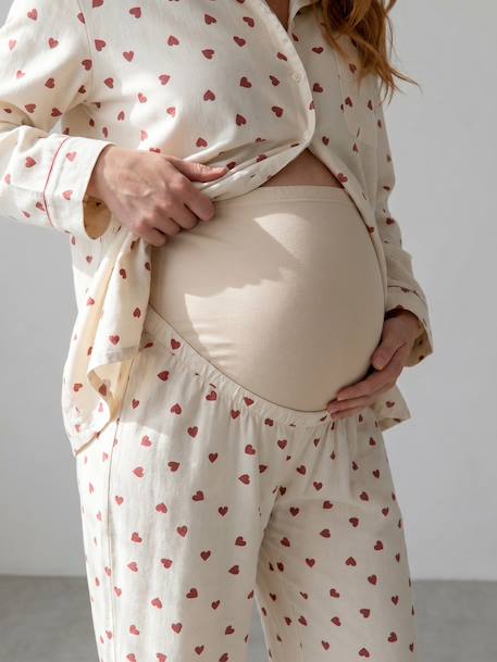 Pyjama grossesse et allaitement écru - vertbaudet enfant 