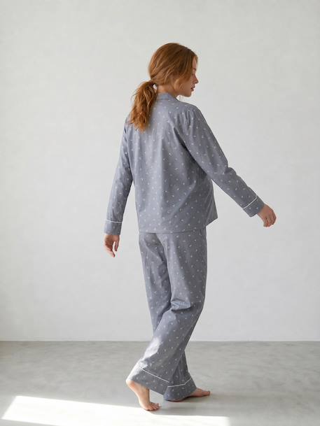 Pyjama grossesse et allaitement vert sauge - vertbaudet enfant 