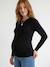 Pull de grossesse noir+vert - vertbaudet enfant 