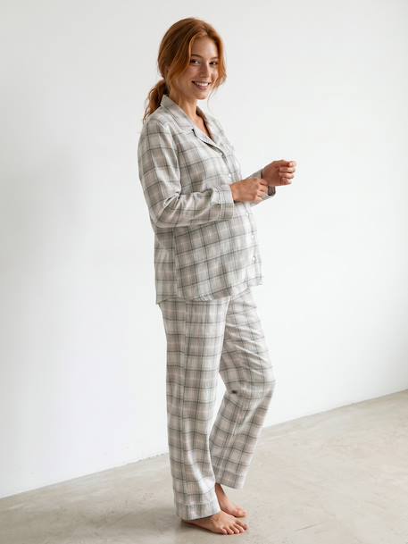 Maternity and nursing pyjamas dusky pink - vertbaudet enfant 