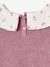 Pull col claudine lilas+marine+tomette - vertbaudet enfant 
