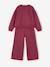 Sweatshirt and joggers set for girls plum - vertbaudet enfant 