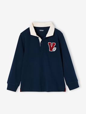 Polo manches longues garçon - vertbaudet enfant Garçon-Polo manches longues garçon