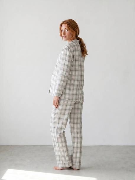 Maternity and nursing pyjamas dusky pink - vertbaudet enfant 