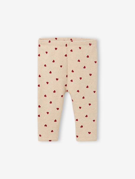 Leggings for baby girls marl beige - vertbaudet enfant 