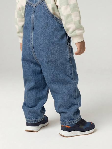 Denim dungarees for baby stone - vertbaudet enfant 