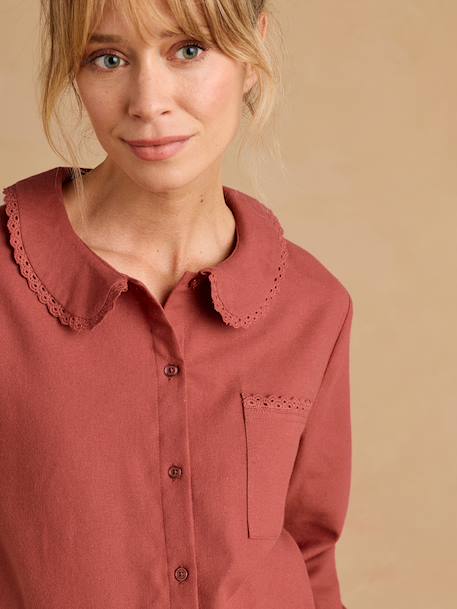 Pyjama de grossesse 2 pièces terracotta - vertbaudet enfant 