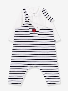 -Dungarees and bodysuit set PETIT BATEAU